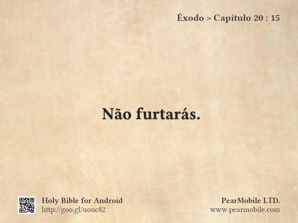 Éxodo, Capítulo 20:15